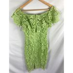 Paper Dolls  Bardot Lace Pencil Lace Off the Shoulder Green Dress Size 2 Photo 7
