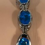 Lightweight Elegant Blue Bracelet 925 Photo 1