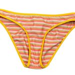 Volcom Stripe Or Wrong Hipster Full Coverage Bikini Swimsuit Bottom Small NWT Photo 0