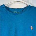 Ralph Lauren Polo  Teal Turquoise Chest Horse Logo Shirt Size Large EUC #5843 Photo 2