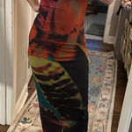 ZARA  Tie Dye Tube Dress Photo 0