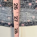 Bobeau Women’s Gray & Pink Polka Dot Tank Top Size XS Oversized Slit In Front Photo 6