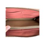 Bottega Veneta  Floral Embroidered Intrecciato Leather Zip Around Wallet in Pink Photo 11