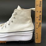 Converse  166799C White Canvas Run Star Hike Platform Unisex Sneakers Size 6.5 Photo 9