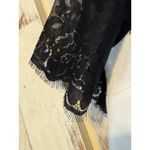 Beulah Style Women's Designer Dress Lace Neckline Black White Size Medium NWT Photo 8