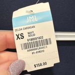 J. McLaughlin Zelda Cardigan Sweater XS Navy Blue Solid Modal Stretch Open NWT Photo 3