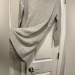 Old Navy NWT Size S Gray So Soft V Neck Long Sleeve Pullover Sweater Mini Dress Photo 8