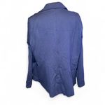 Torrid  Women’s Size 2 Navy Blue Blazer NWT Stretch One Button Lined Jacket Photo 5