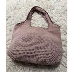 Madewell The Crochet Shopper Bag, Wisteria Dove Multi, One Size Pink Mauve Photo 2
