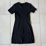 Theory  Black Short Sleeve Dress - Small Photo 2