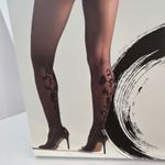 Natori  Marylin Sheer Tights Size Small Nude Black Floral Pattern St of 3 Photo 5