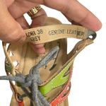 L'ATISTE Spring Step L'Artiste 38 (7.5- 8 )Loma Lace Up Cork Wedge Sandals Photo 9