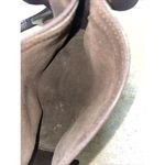 Tous Rare Vintage  Brown Signature Teddy Bear Suede‎ Hand Bag 7"x6" Photo 9