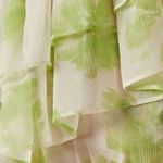 MISA Los Angeles Rumi One Shoulder Midi Dress Green White Honeydew Blossom Small Photo 4