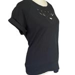 Converse One Star women's medium black short sleeve stretchy pullover top casual Photo 1