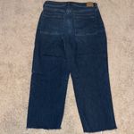 American Eagle Super High Rise Baggy Wide Leg Dark Wash Stretch Denim Jeans12 Photo 6