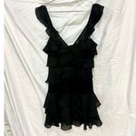 Bardot  Babylon Sleeveless Lace Ruffle Trim Mini Dress Black Womens Size US 6 / S Photo 1