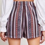 Boutique High Waisted Tribal Print Shorts Photo 1