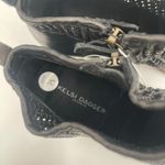 Kelsi Dagger  BROOKLYN Ego Boots Size 8 Black Leather Booties Woven Zipper NEW Photo 11