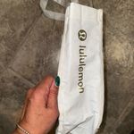 Lululemon  athletica White and Gold Graphic Tote Photo 2