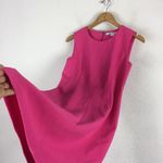 Diane Von Furstenberg  Hot Pink Carrie Sleeveless Crepe Mini Dress Size 2 Photo 10