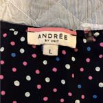 Andree by Unit  Dark Blue Polka Dot Tank Top Photo 1