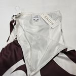 SNDYS Angel Mini Dress in Brown Swirl XS White Photo 6