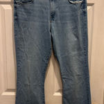 frame denim FRAME Le High Flare Jeans Women's Light Wash Raw Hem‎ Cropped Denim 32 Photo 0