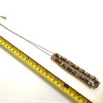 Loft  tortoise shell beaded long necklace Photo 7