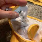 Cupshe  Bikini Size‎ Medium Orange Ribbed Side Cut Outs Swimsuit Photo 4