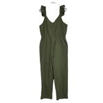 Saturday Morning Pancakes Green Cotton Jumpsuit L Boho Grunge Lagenlook Size L Photo 2