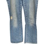 American Eagle Hipster Acid Wash Distressed Flare Leg Jeans Photo 3