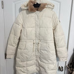 Jessica Simpson  Water Resistant Parka Hooded Faux Fur Medium NWT Photo 0