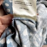 Free People  Bennett Lace Up‎ Tie Dot Shorts Cloud Blue White Pleated Pockets M Photo 7