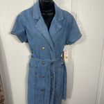 Nanette Lepore NANETTE  Denim Dress Size 10 NWT Photo 2