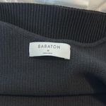 Aritzia babaton black ribbed crop tank top Sz M Photo 2