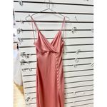 ZARA  Sleeveless Buttoned Side Slit Midi Slip Dress Dusty Pink Women's Size S Photo 4