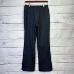 Etcetera Women's Corduroy Paisley Pants Black Size 4 Straight Leg Photo 5