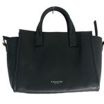 Coach EUC Bleecker Mini Riley Carryall Black Pebbled Leather Crossbody Strap Photo 4