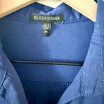 Eileen Fisher Linen Blend Shirt Dress in Royal Blue - Size XS Photo 4