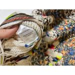 Adore Multi Colored Fringe Knit Cardigan Vest Womens Sz M Boho Western Hippie White Size M Photo 6