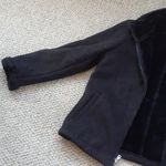 Esprit  Black Faux Fur Lined Coat SIZE L Women’s Warm Winter Jacket Photo 1