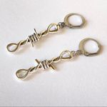 Handmade goth rock punk grunge style simple spike earrings🌙👼✨ Photo 2