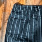 Vanilla Star Jeans black and white striped mini skirt Photo 7