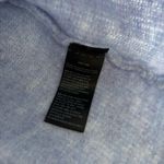 White House | Black Market Blue Fuzzy Turtleneck Sweater Photo 6