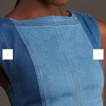 Anthropologie Pilcro Sleeveless Two-Tone Denim Mini Dress from  Photo 4