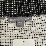 Jessica London Black and White Box Plaid Faux Wrap Skirt Size 18/20 NWT Photo 6