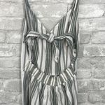 Japna  Open Back Striped Jumpsuit Photo 2