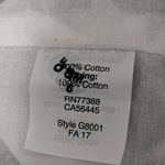 Madewell  Blue White Checkered Plaid Ruffle Flutter Sleeve Mini Shift Dress Sz 6 Photo 6