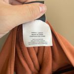 Nike  Dri-fit Studio Yoga Wrap V-Neck Rust Top Size L Photo 8